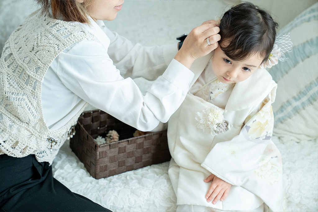 七五三の着付け・ヘアセットを自宅か美容院で？費用相場も含めて解説！