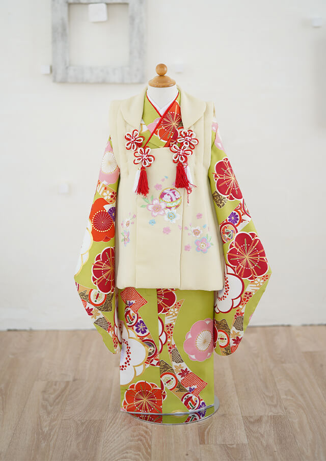 埼玉大宮スタジオ3歳女の子用のレンタル着物