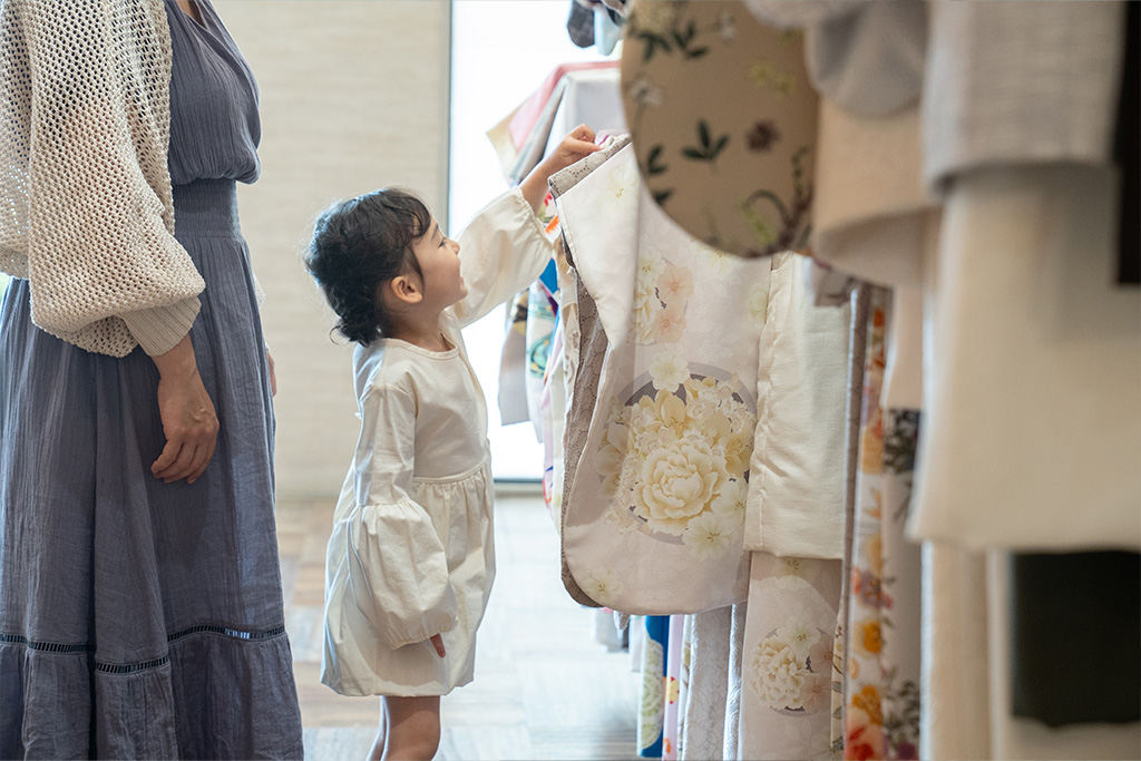 七五三衣装のセレクト