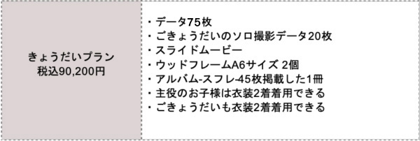 きょうだいプラン