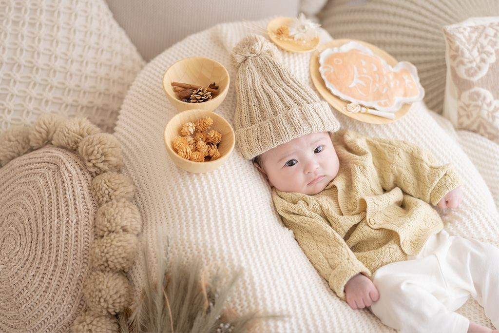 宮参り100日祝い
