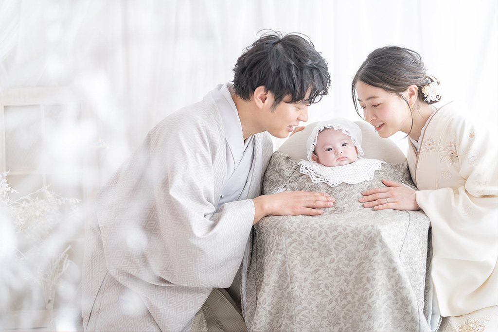 宮参り100日祝い