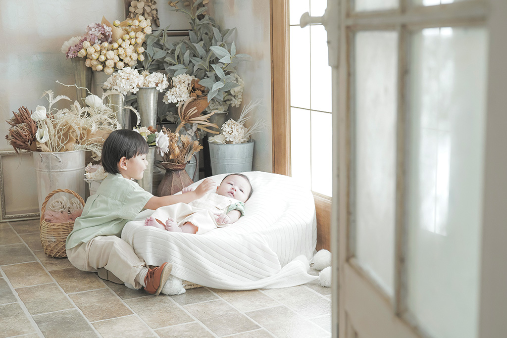 宮参り100日祝い