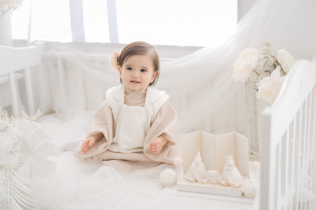 桃の節句記念写真