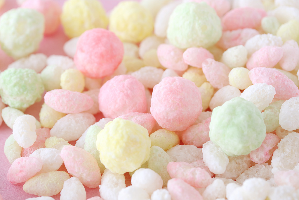 桃の節句のあられ